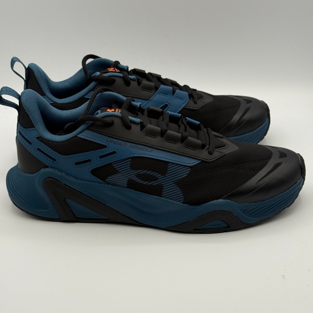 Under Armour Charged Commit TR 5 Shoes Mens Size 11.5 Blue Black 6007140-498